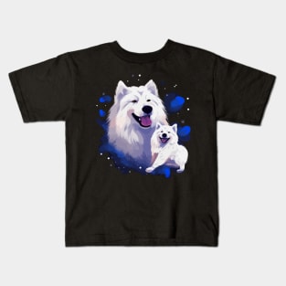 Samoyed Fathers Day Kids T-Shirt